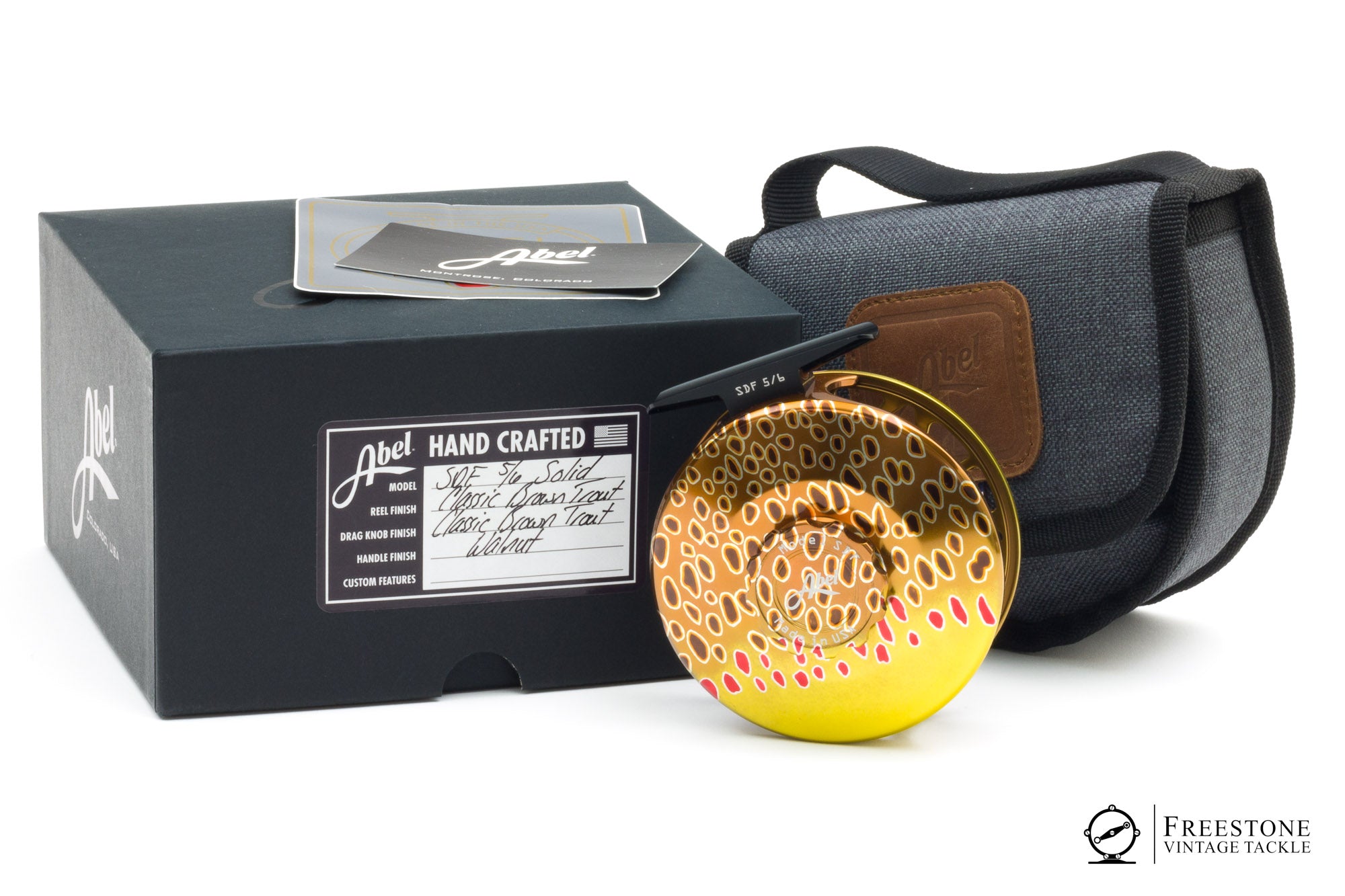 Abel - SDF 5/6 Fly Reel - Classic Brown Trout