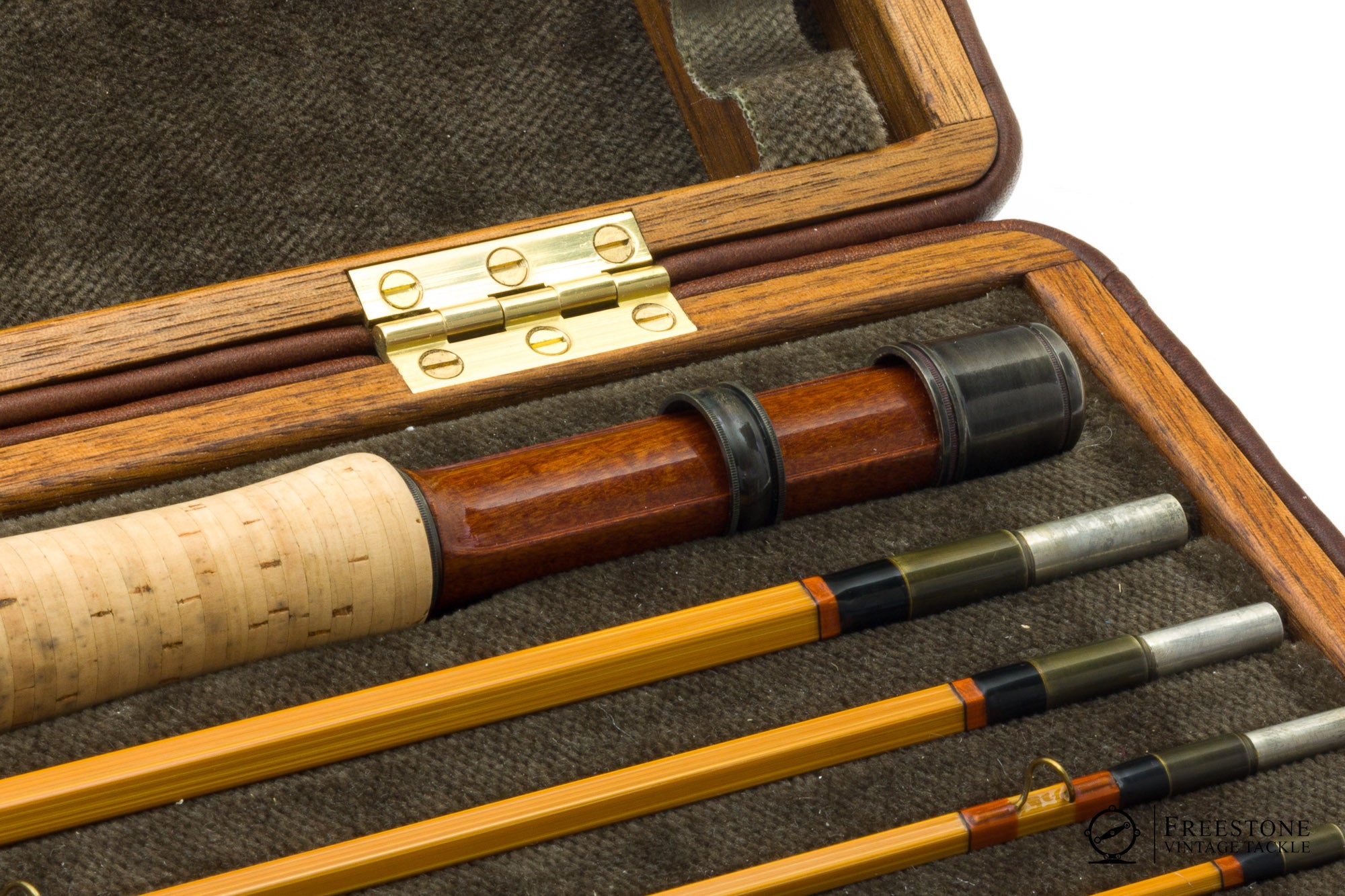 Abbott, Tim - 7'6 6wt Presentation Bamboo Rod - 5-piece! - Freestone  Vintage Tackle