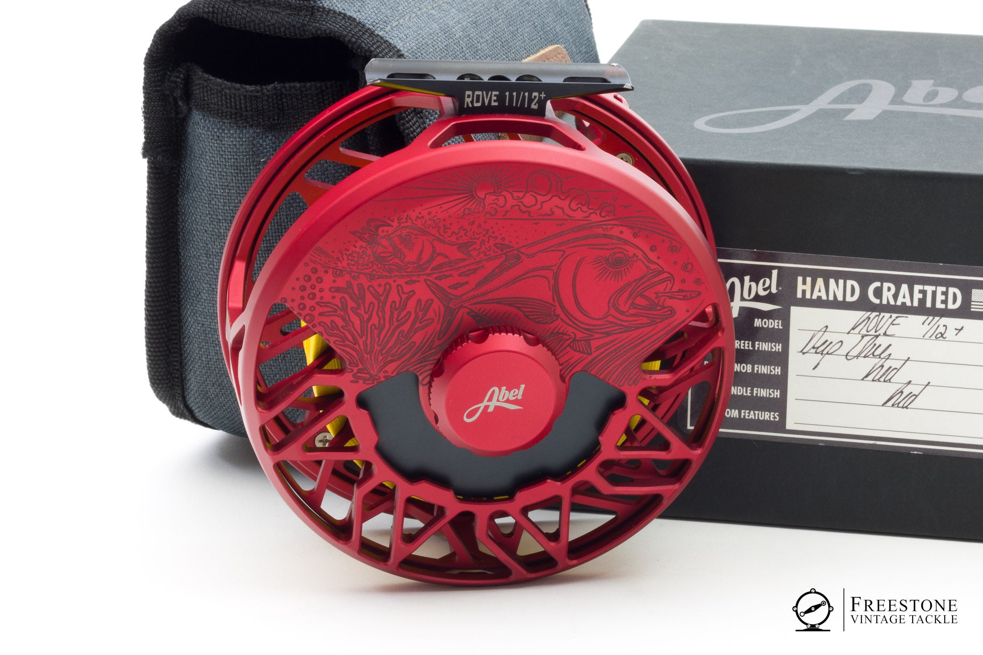 Abel - Rove 11/12+ Fly Reel - Underwood GT Engraved - Freestone