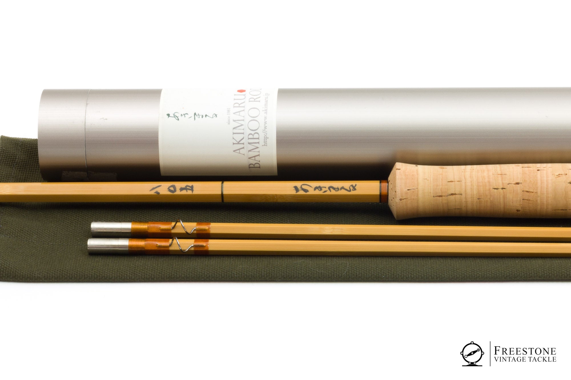 Akimaru 805, 8' 2/2 5wt Bamboo Rod Freestone Vintage Tackle