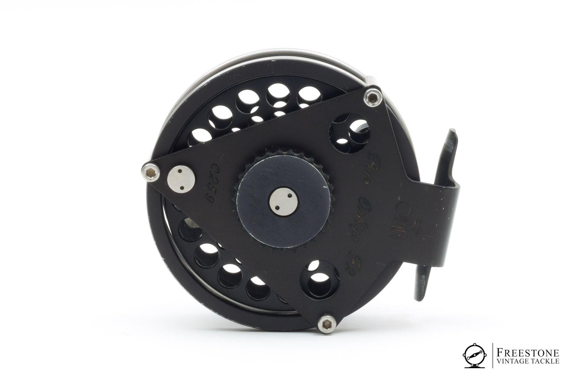 ATH アリハート F2 Rio Orbigo Black ケース 箱 (9UP825YGGw) Ari 't Hart - F2 'Rio Orbigo' Fly Reel w/ 3 Spare Spools
