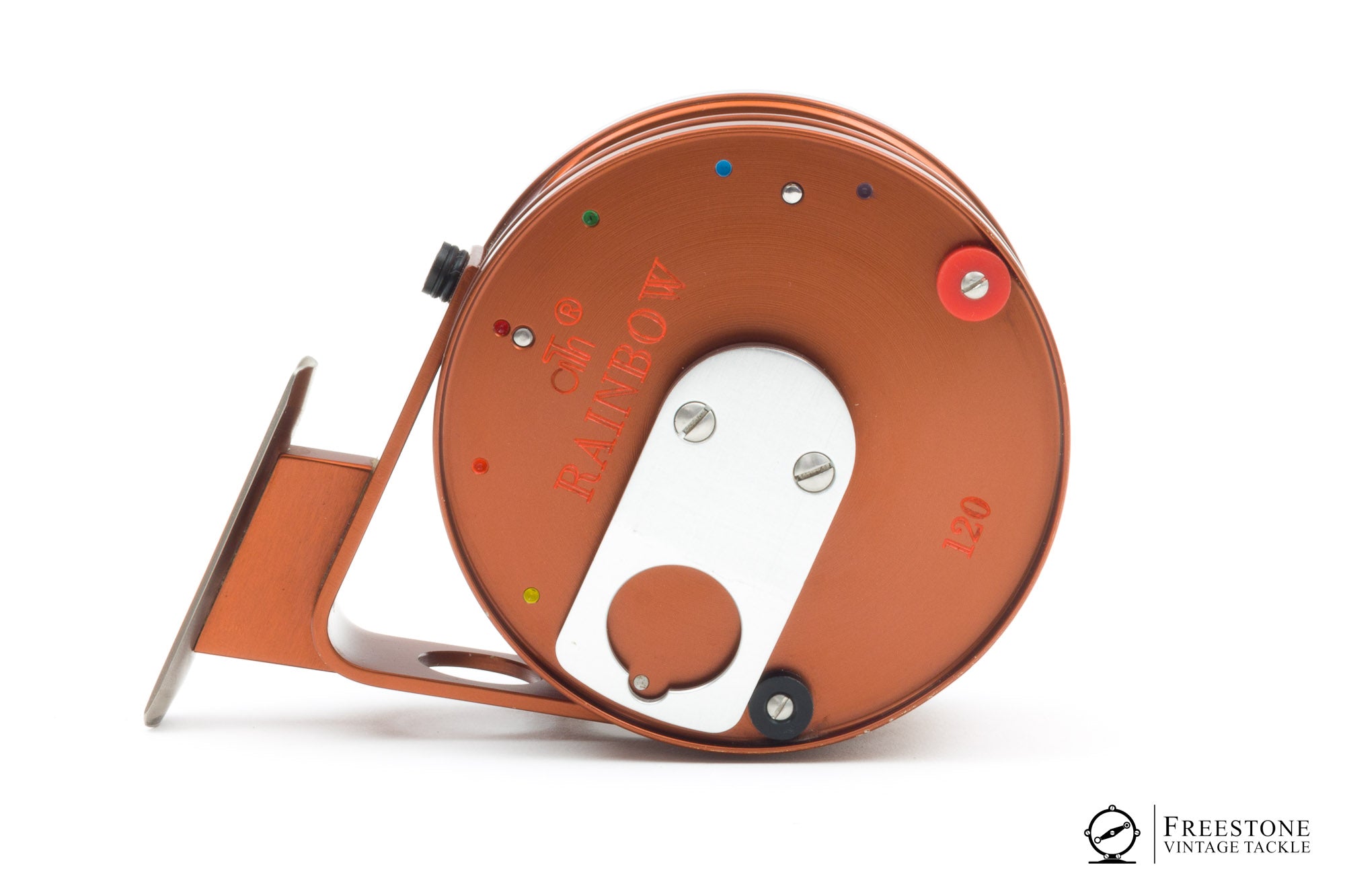 Ari 't Hart - Rainbow Fly Reel - Philipsbraun/Silver