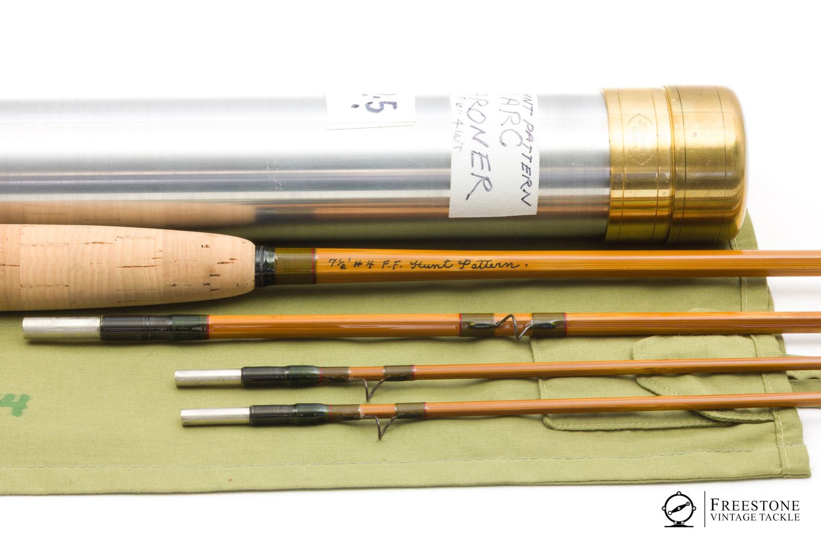 Aroner, Marc - Hunt Pattern "FF" 7'6" 3/2 4wt Bamboo Rod