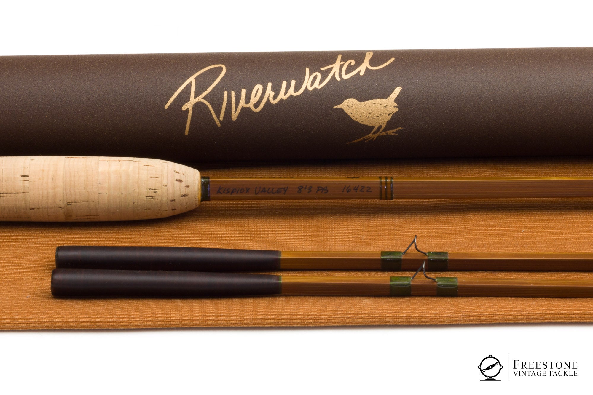 Bob Clay (Riverwatch) - 8'3" PB,  2/2 4-5wt Semi-Hollow Quad Bamboo Rod