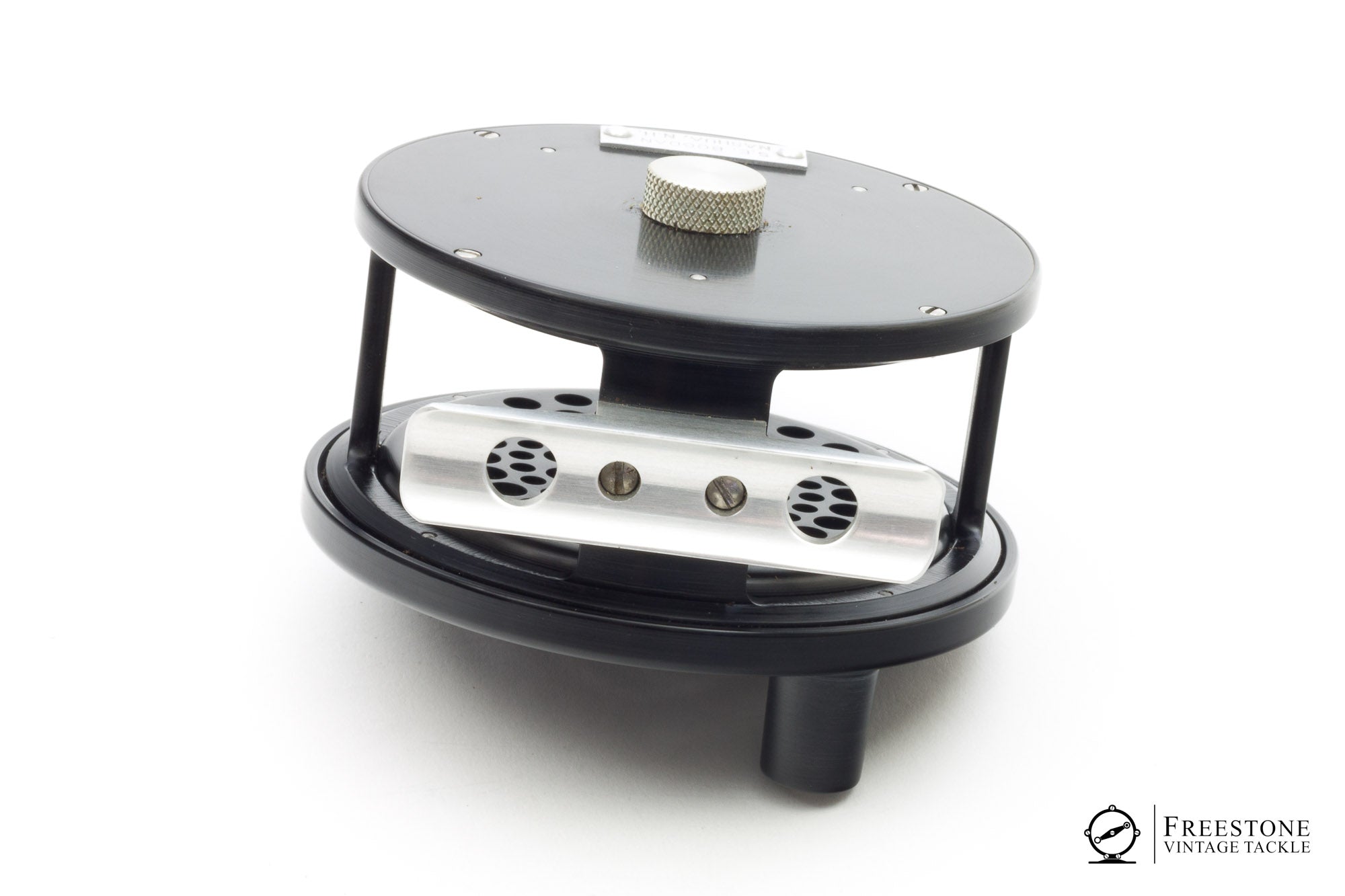 Bogdan - Steelhead Fly Reel w/ Palming Plate - All Black
