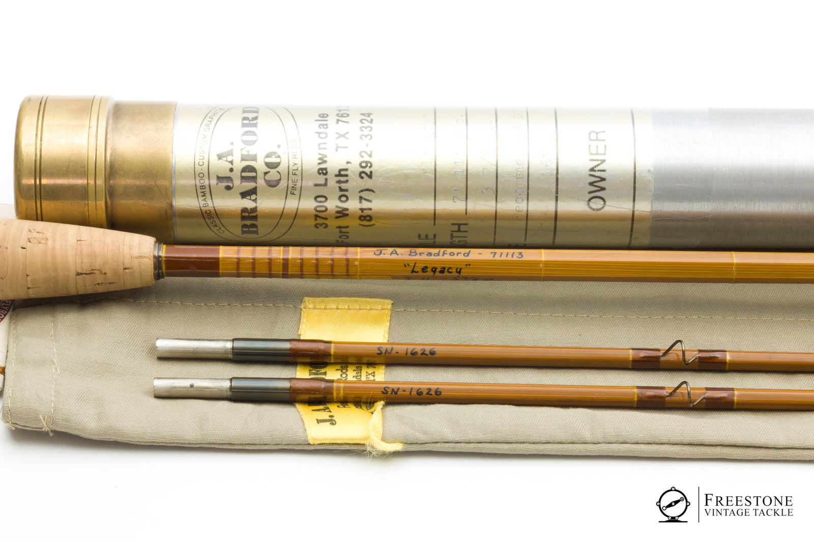 Bradford, J.A. - Legacy 7'11" 2/2 5wt Bamboo Rod