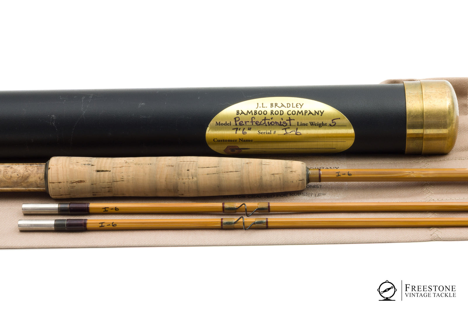 Bradley, J.L. - "Perfectionist", 7'6" 2/2 5wt Bamboo Rod