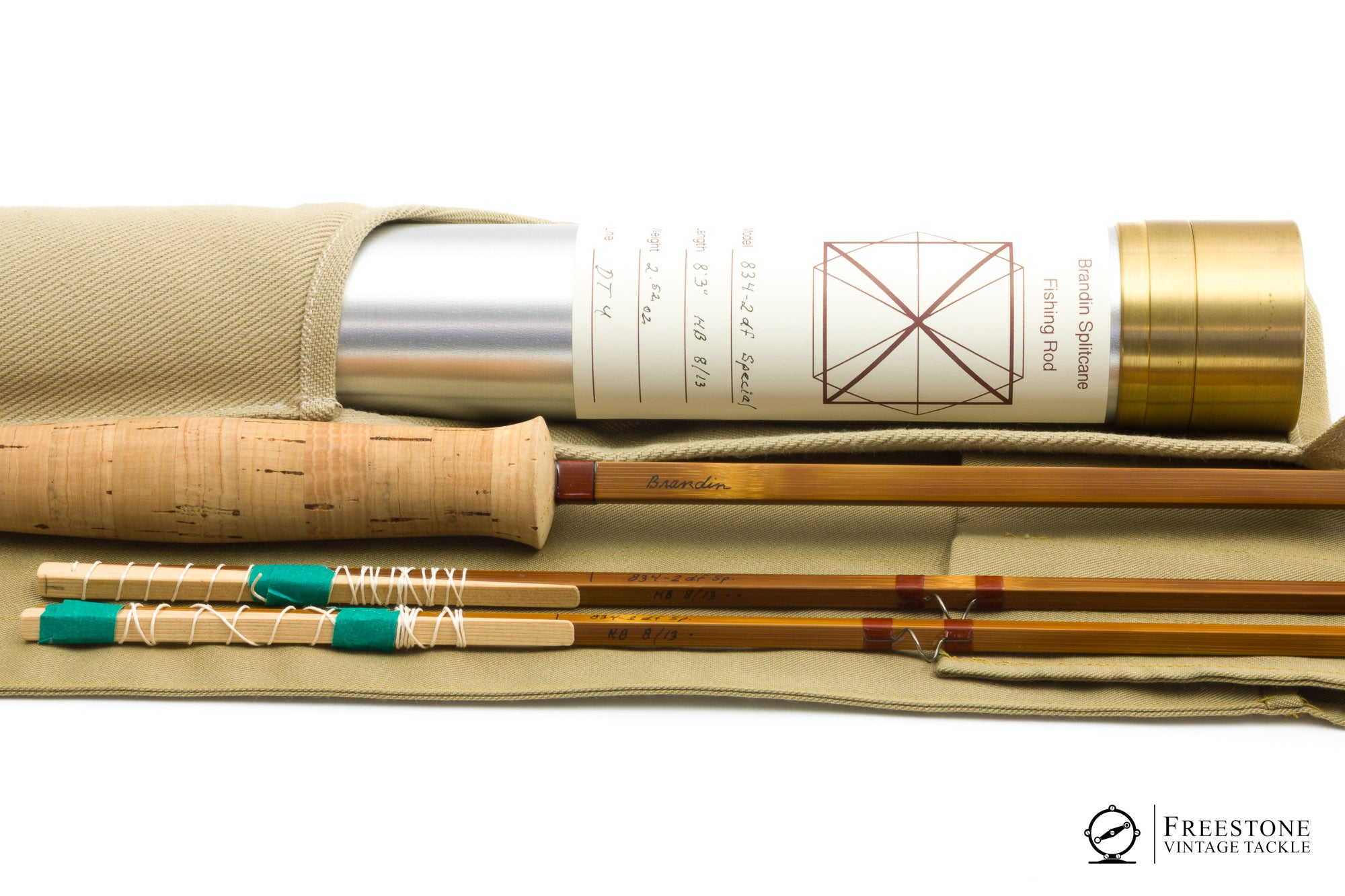 Brandin, Per - Model 834-2df Special, 8'3" 2/2 4wt Hollow Quad - Spliced Joint