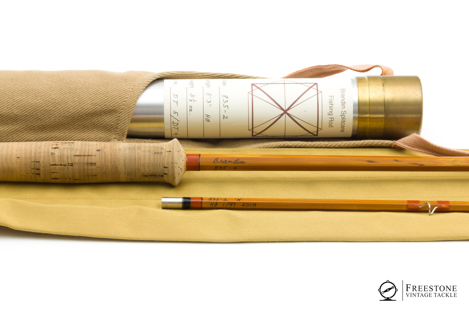 Brandin, Per - Model 835-2 HB, 8'3" 2/1 5wt Hollowbuilt Bamboo Rod