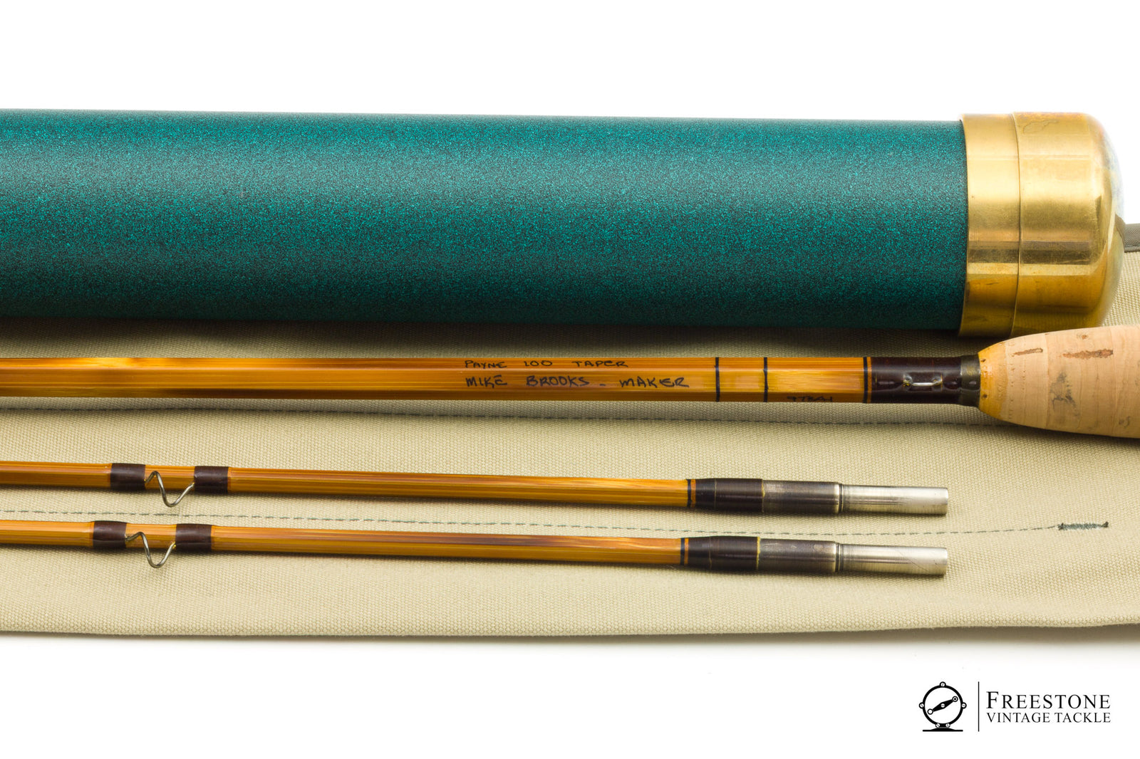 Brooks, Mike - 7'6" 2/2, 4-5wt Payne 100 Taper Bamboo Rod