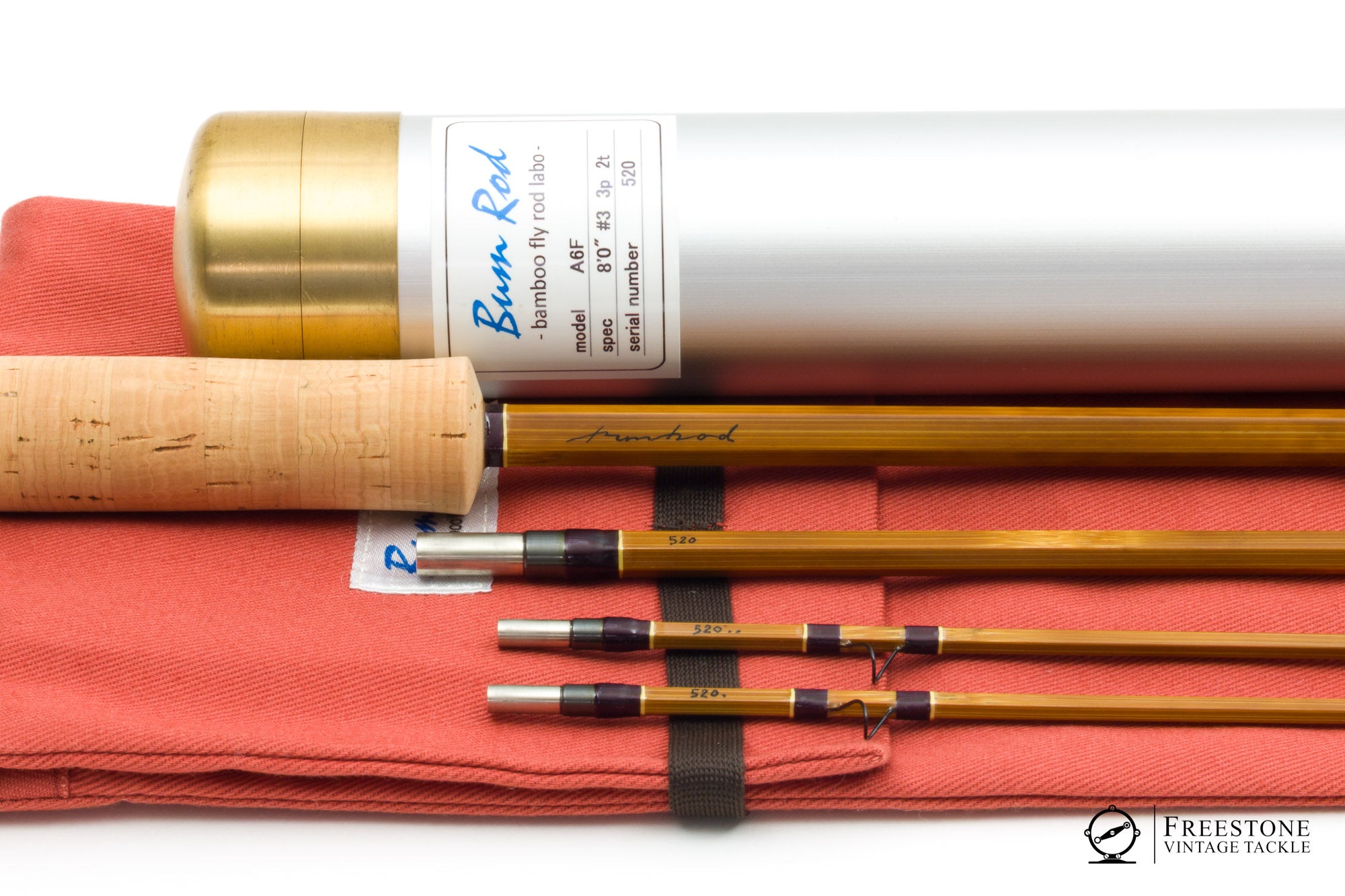 Bum Rod (Hidenobu Katake) - A6F, 8' 3/2 3wt Bamboo Rod