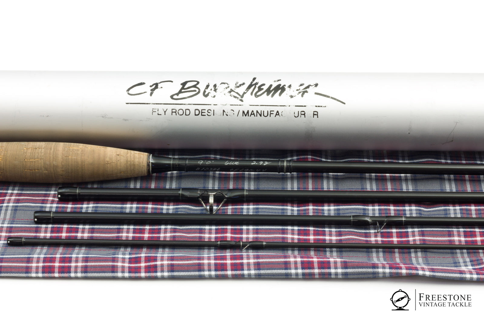 Burkheimer, C.F. - Vintage 9' 4pc 6wt Graphite Rod
