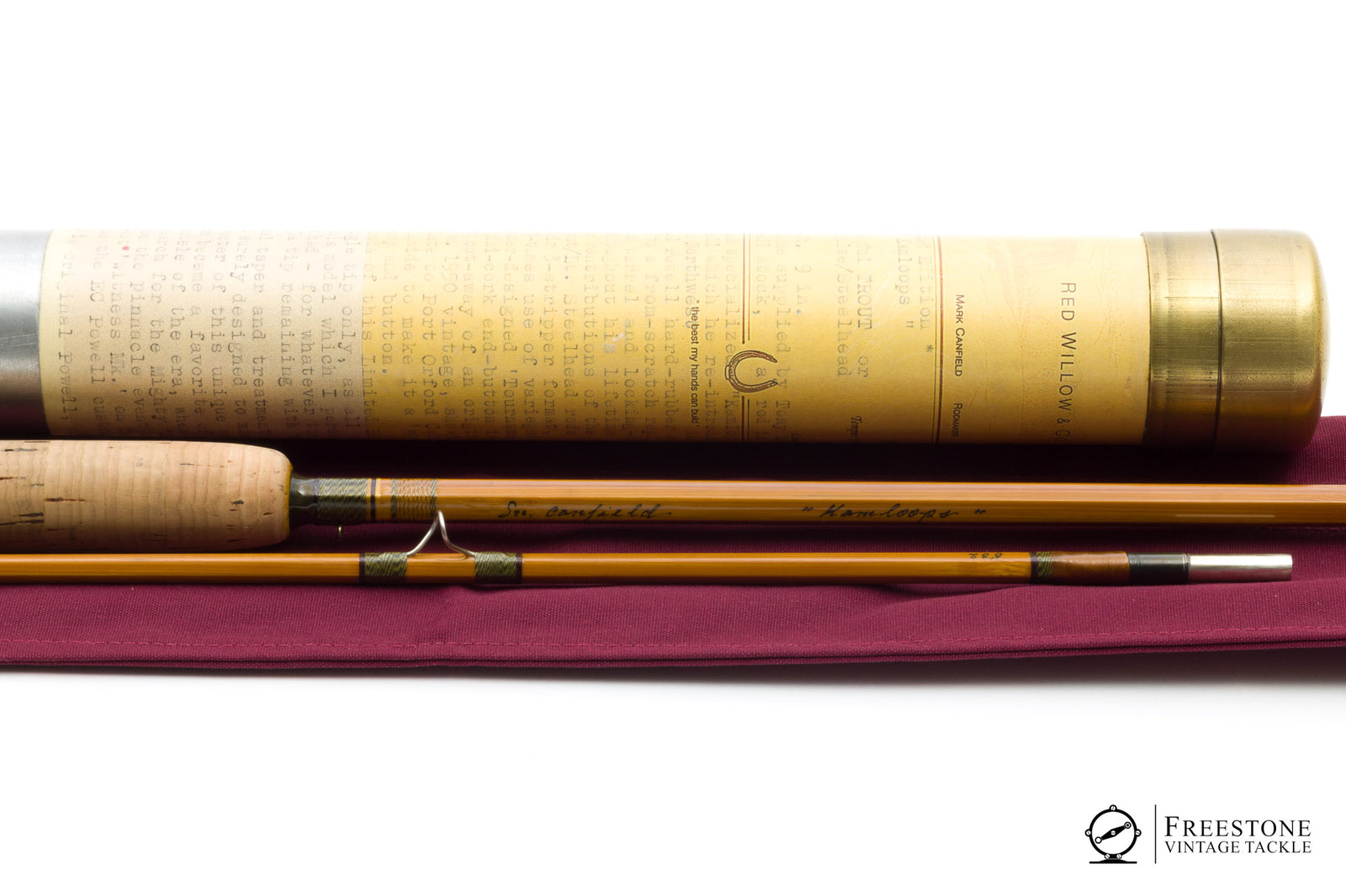 Canfield, Mark (Red Willow & Co.) - Kamloops 8'9" 2/1 7wt Bamboo Rod