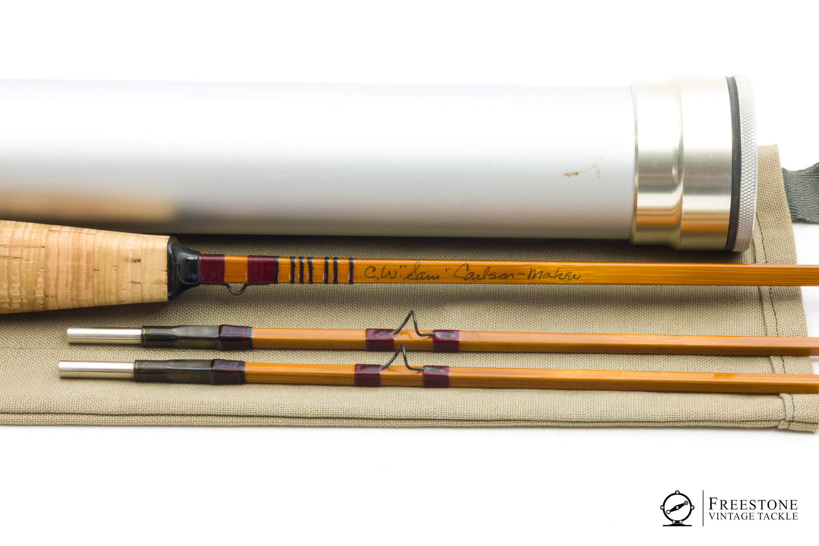 Carlson, C.W. - 7' 2/2 4wt Quad Bamboo Rod