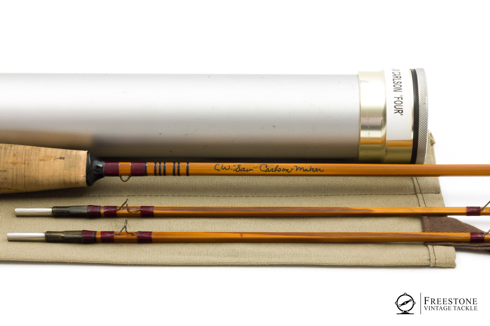 Carlson, C.W. - Carlson Four 6' 2/2 4wt Quad Bamboo Rod