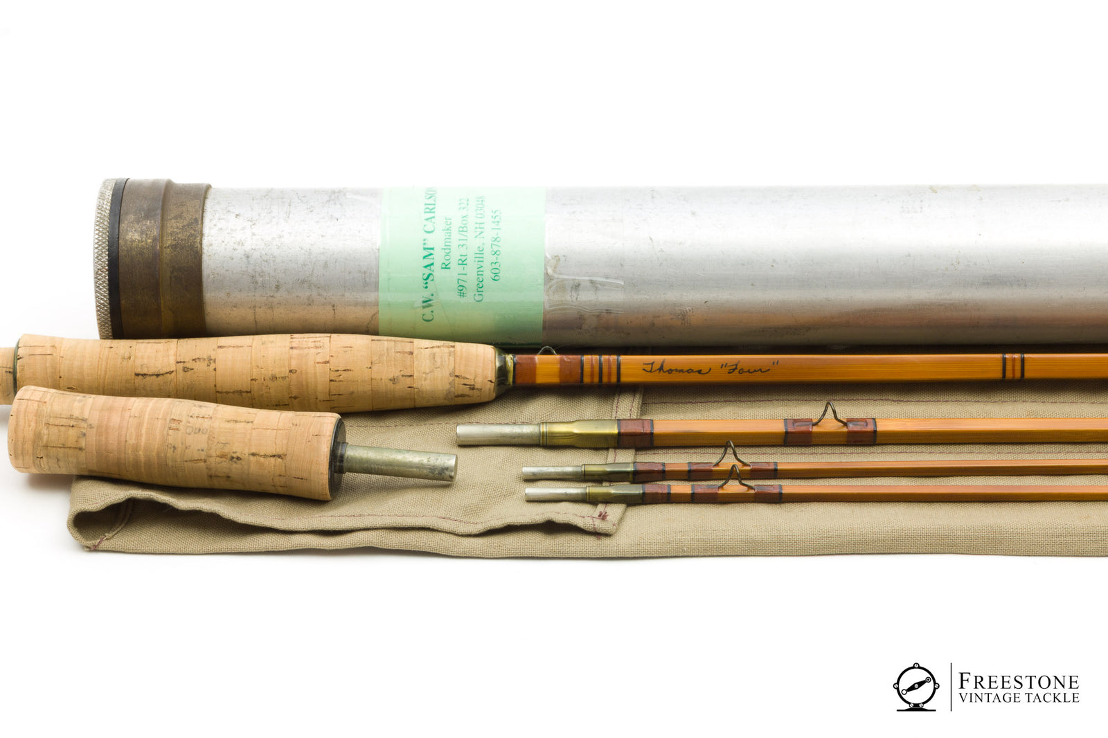 Carlson, C.W. Thomas Four 7'6" 3/2 6wt Bamboo Rod