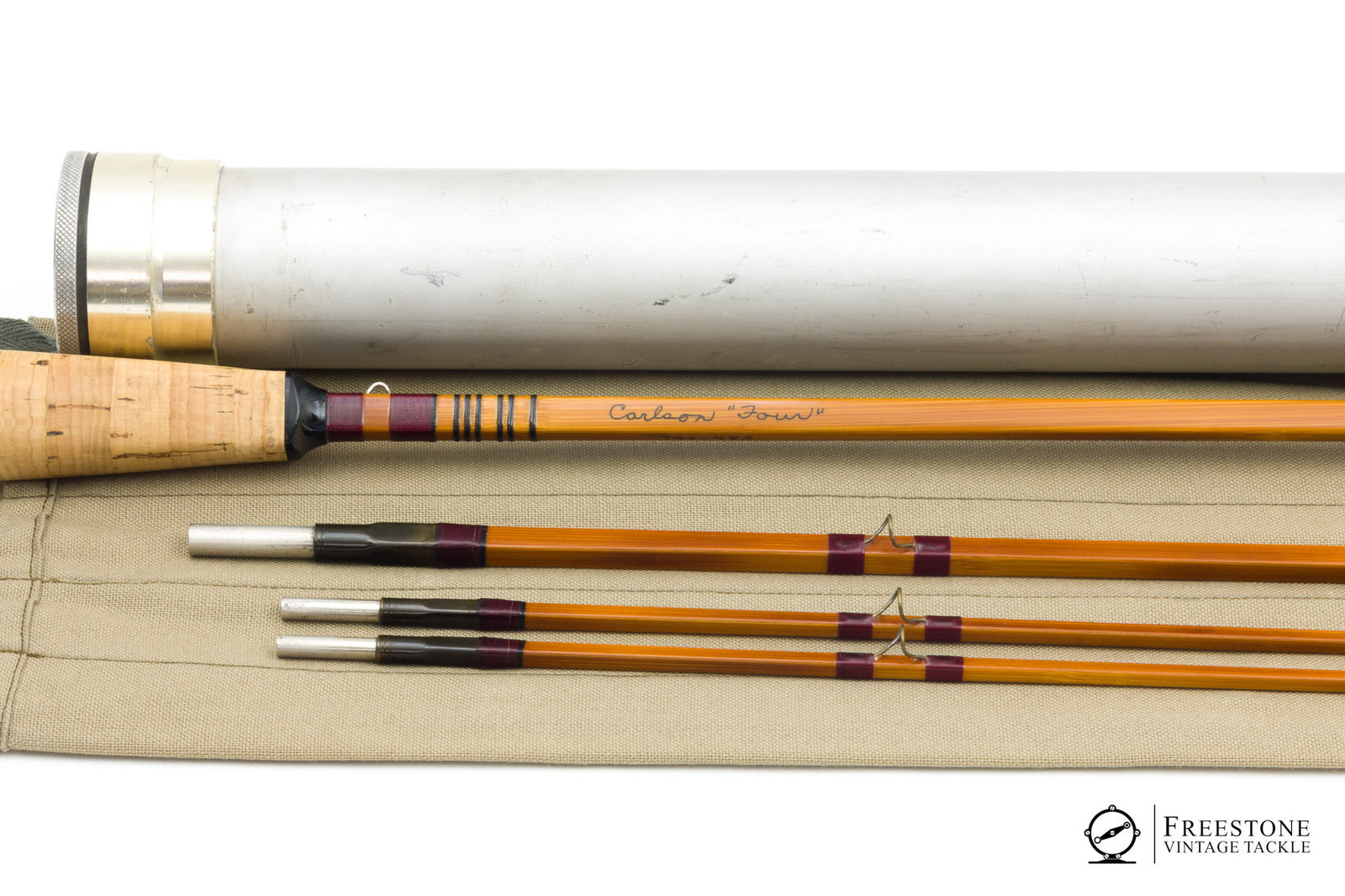 Carlson, Sam - "Carlson Four" 8' 3/2 6wt Quad Bamboo Rod