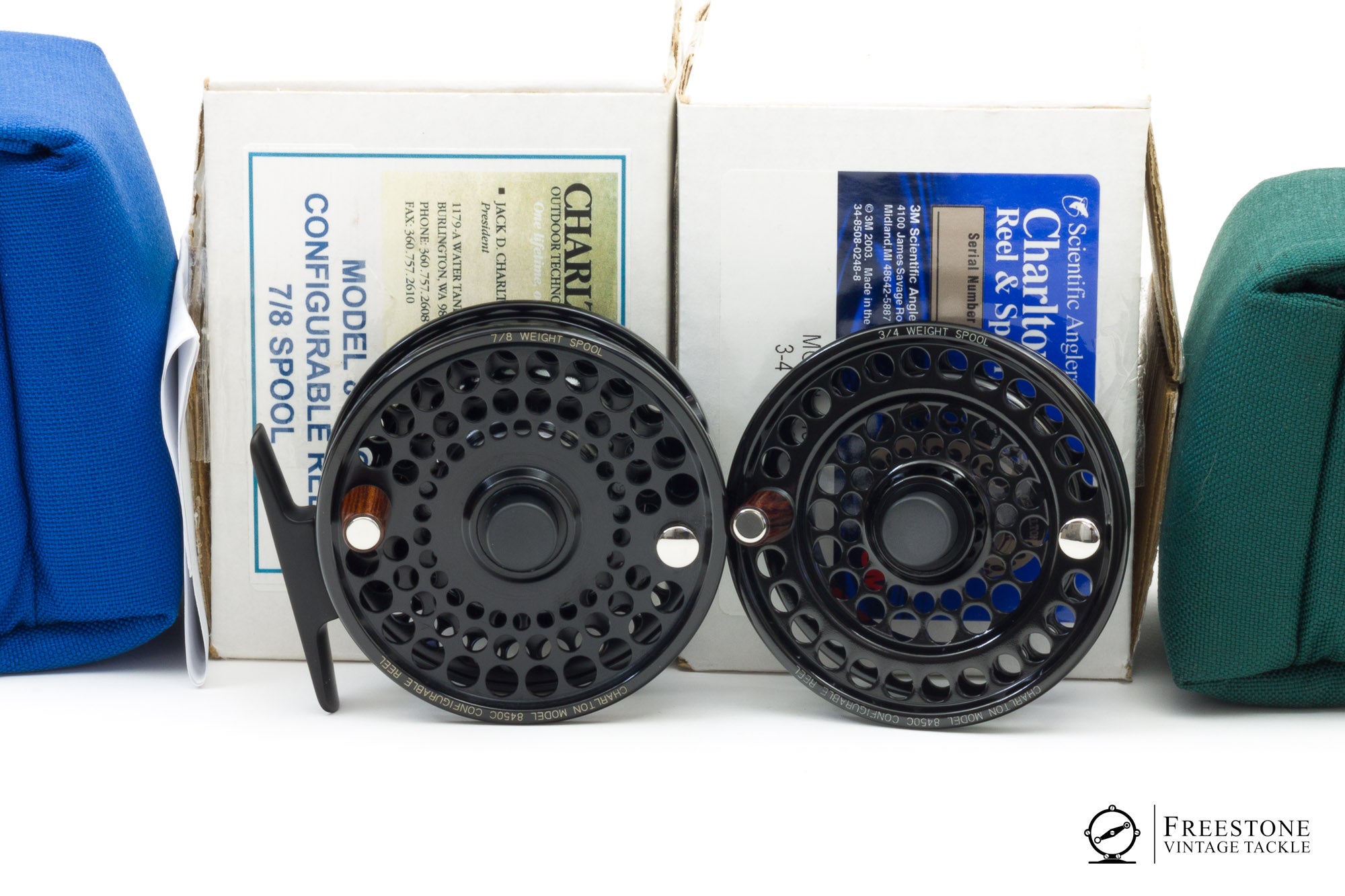 8 wt fly vintage reel Charlton - 8450c Fly Reel - 7/8 & 3/4 Spools
