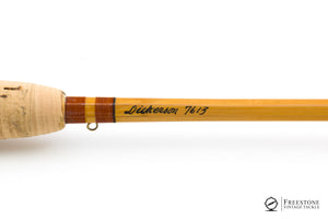 Dickerson, Lyle - Model 7613, 7'6" 2/2 5wt Bamboo Fly Rod