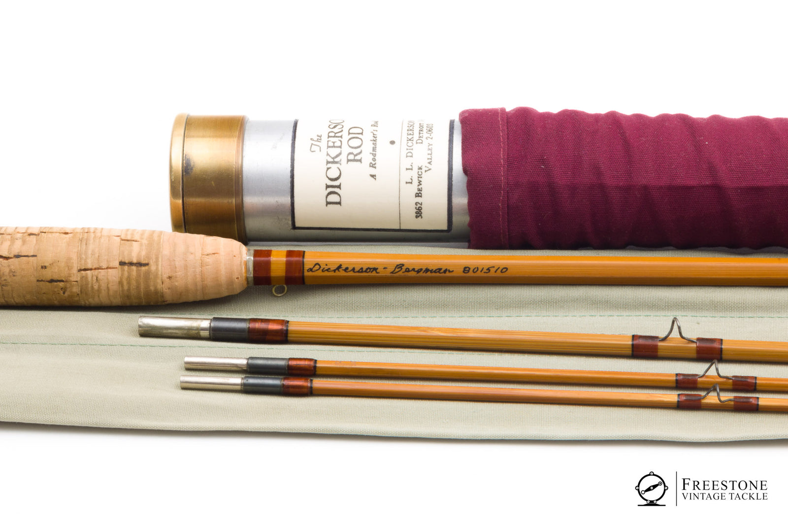 Dickerson, Lyle - Model 801510, 8' 3/2 5wt Bamboo Rod