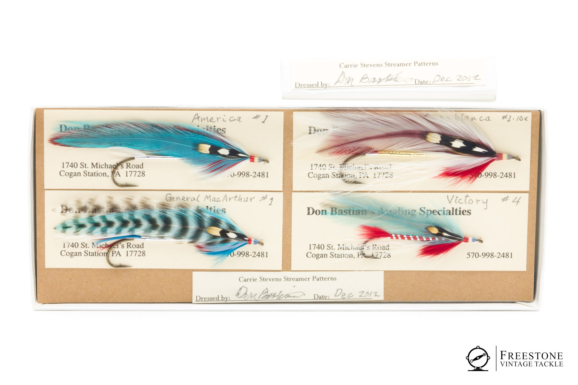 Battenkill Streamer Pattern Don Bastian - Carrie Stevens Streamer Patterns - Collectors Edition ...