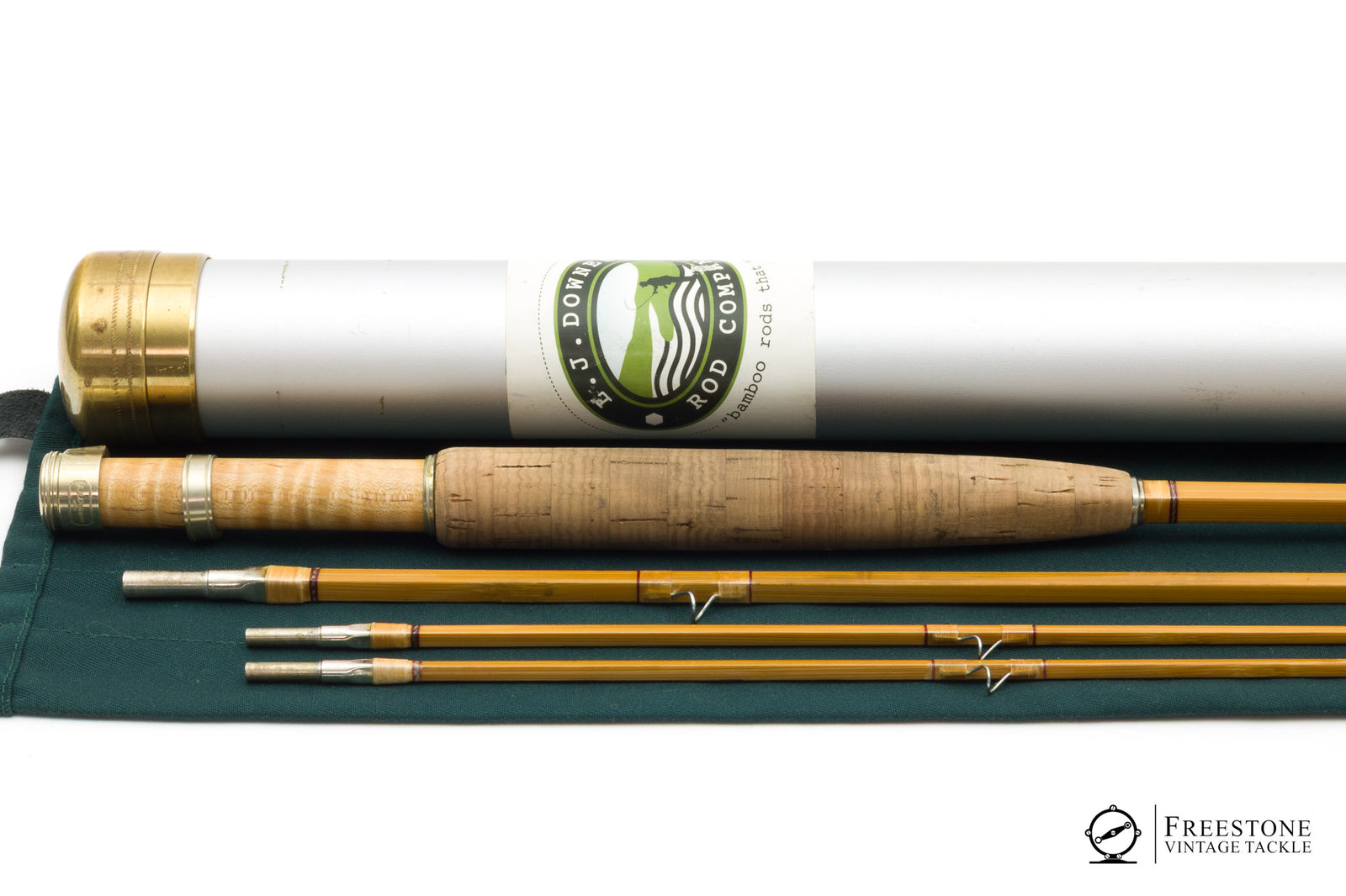 Downes, L.J. - 76149, 7'6"' 3/2 5wt Quad Bamboo Rod