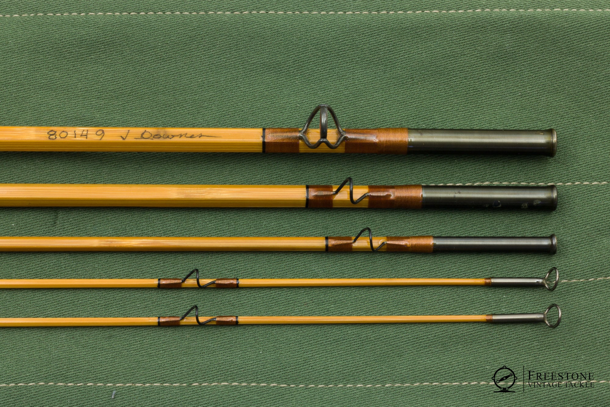 Downes, L.J. - 80149, 8' 4/2 5wt Bamboo Rod - Freestone