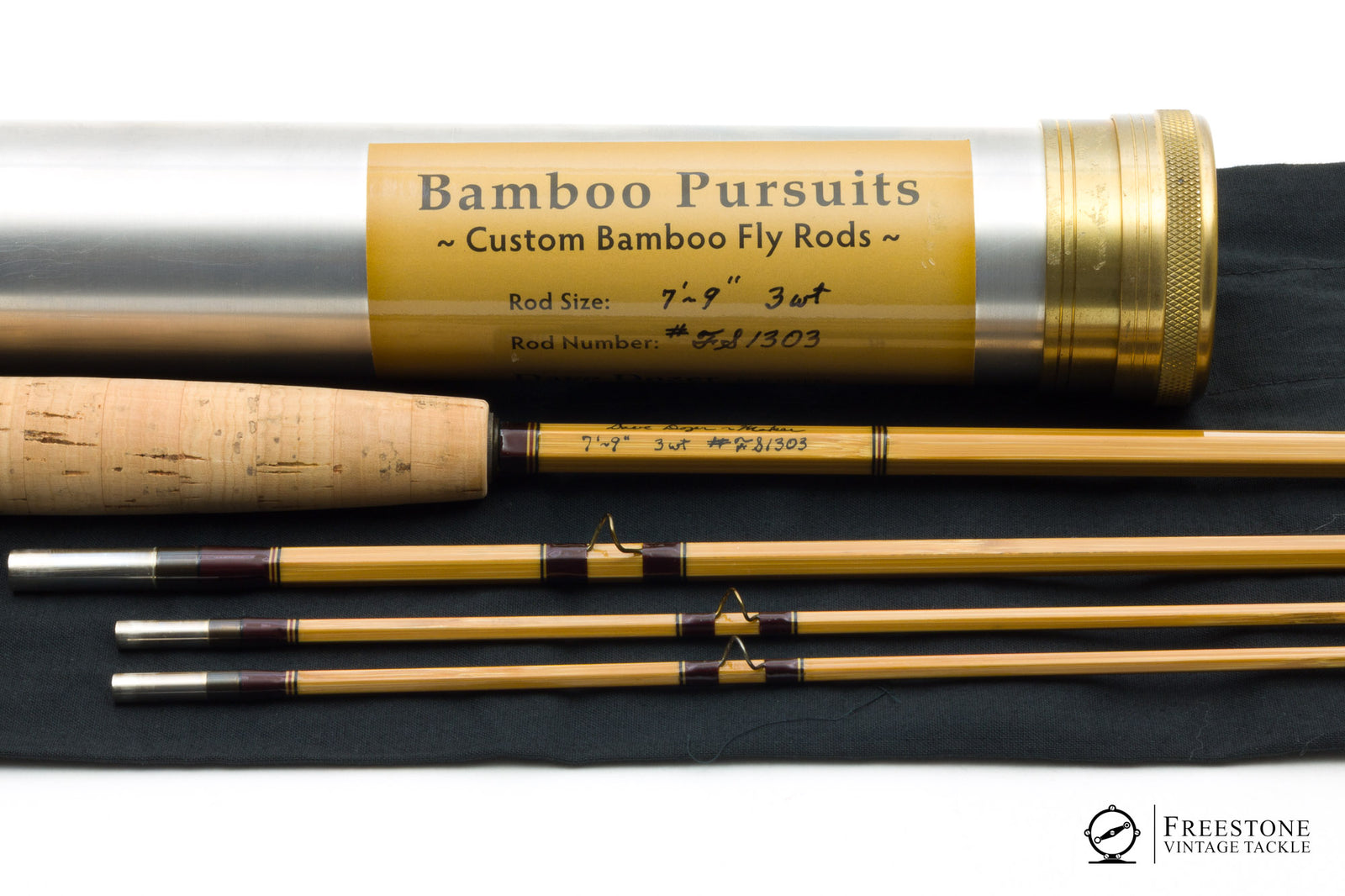 Dozer, Dave (Bamboo Pursuits) - Freestone 7'9" 3/2 3wt Bamboo Rod