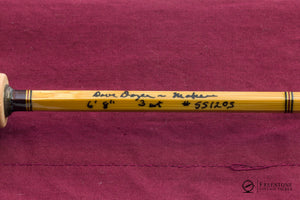 Dozer, Dave (Bamboo Pursuits) - Signature 6'8" 2/2 3wt Bamboo Rod