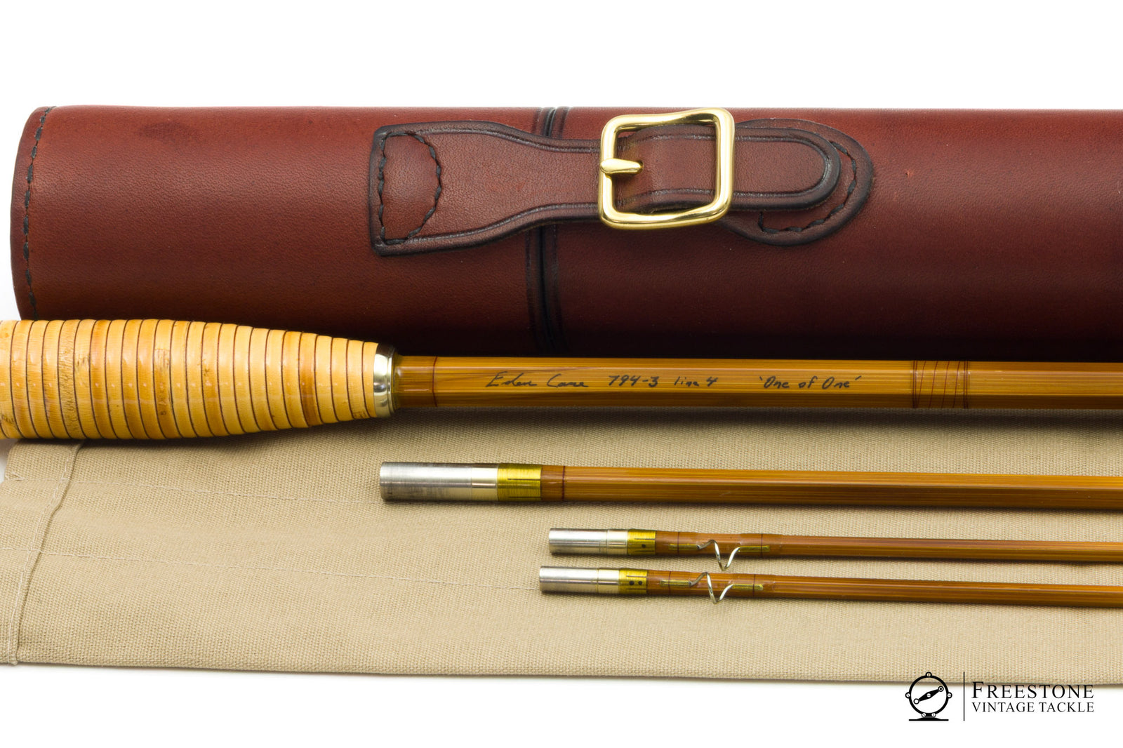 Eden Cane (Bernard Ramanauskas) - 794-3, 7'9" 3/2 4wt "One of One" Bamboo Rod