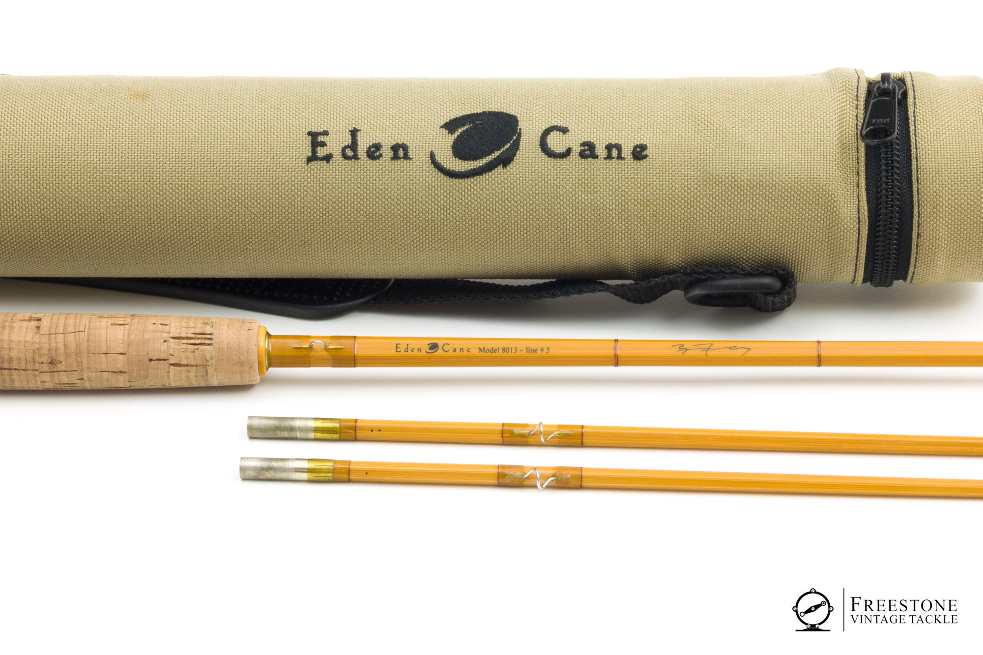 Eden Cane (Bernard Ramanauskas) - Model 8013, 8' 2/2 5wt Nodeless Bamboo Rod