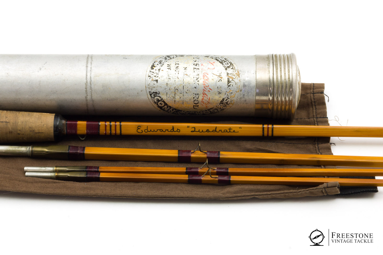 Edwards Quadrate - Model #50 8' 3/2 5wt Bamboo Rod