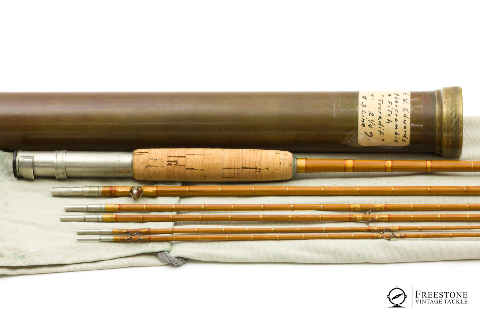 Edwards, E.W. - Touradif, 7' 4/2 3wt Bamboo Rod - Made for A&F