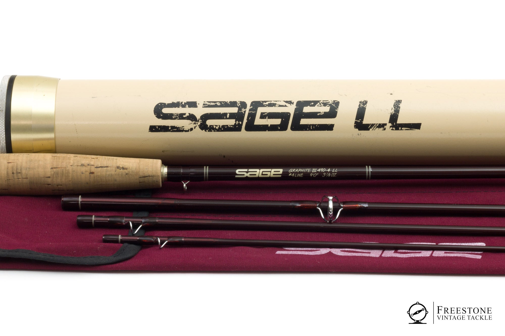 SAGE ONE　ワン　490-4　９フィート４番　４ピース Sage - Model 490-4 LL, 9' 4pc 4wt Graphite Rod - Freestone