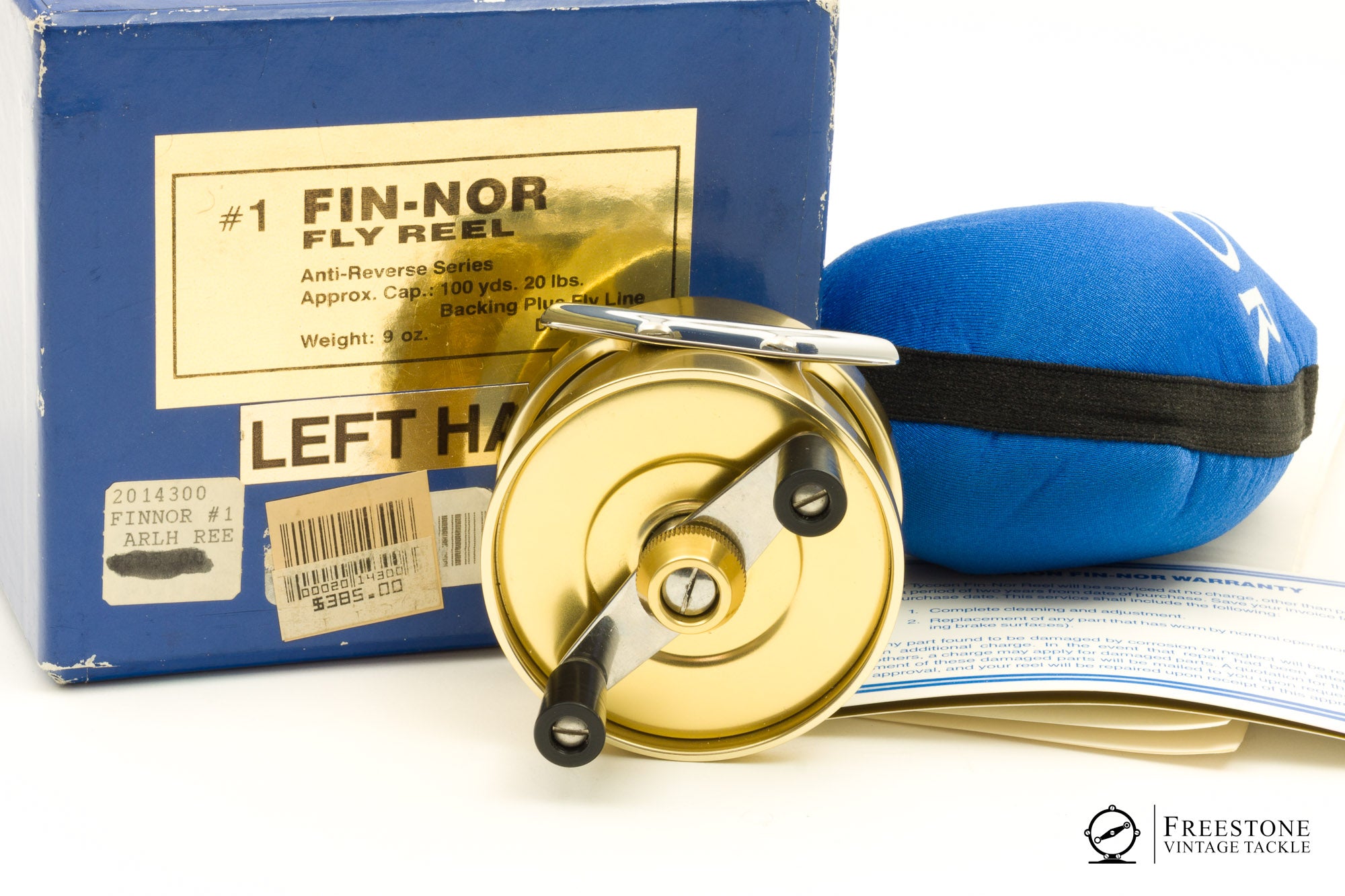 Fin-Nor - No. 1 Anti-Reverse Fly Reel - LHW