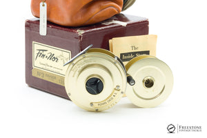 Fin-Nor - No. 3 Wedding Cake Fly Reel w/ Spare Spool - LHW