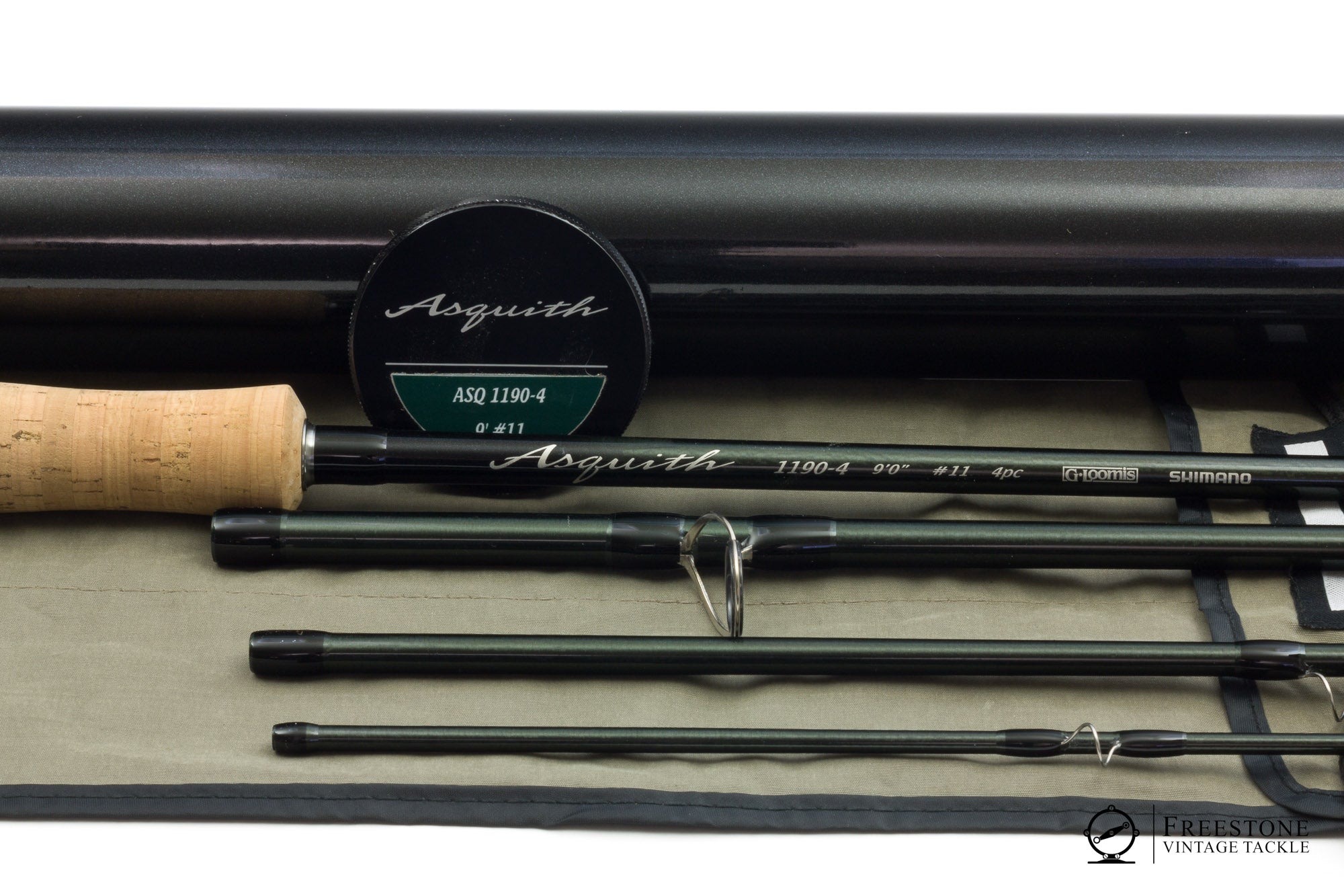 G. Loomis - Asquith 9' 4pc 11wt Graphite Rod - Freestone Vintage Tackle