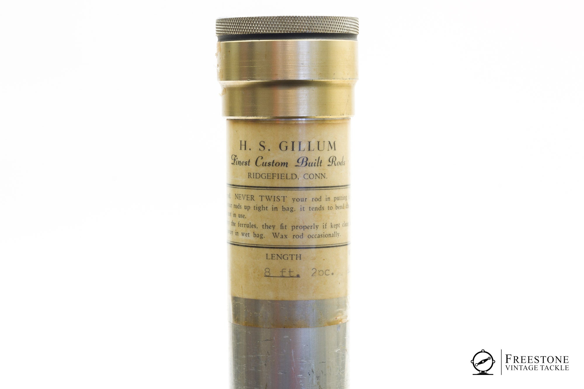 Gillum, H.S. - 8' 2/2 6wt Bamboo Rod - Freestone Vintage Tackle