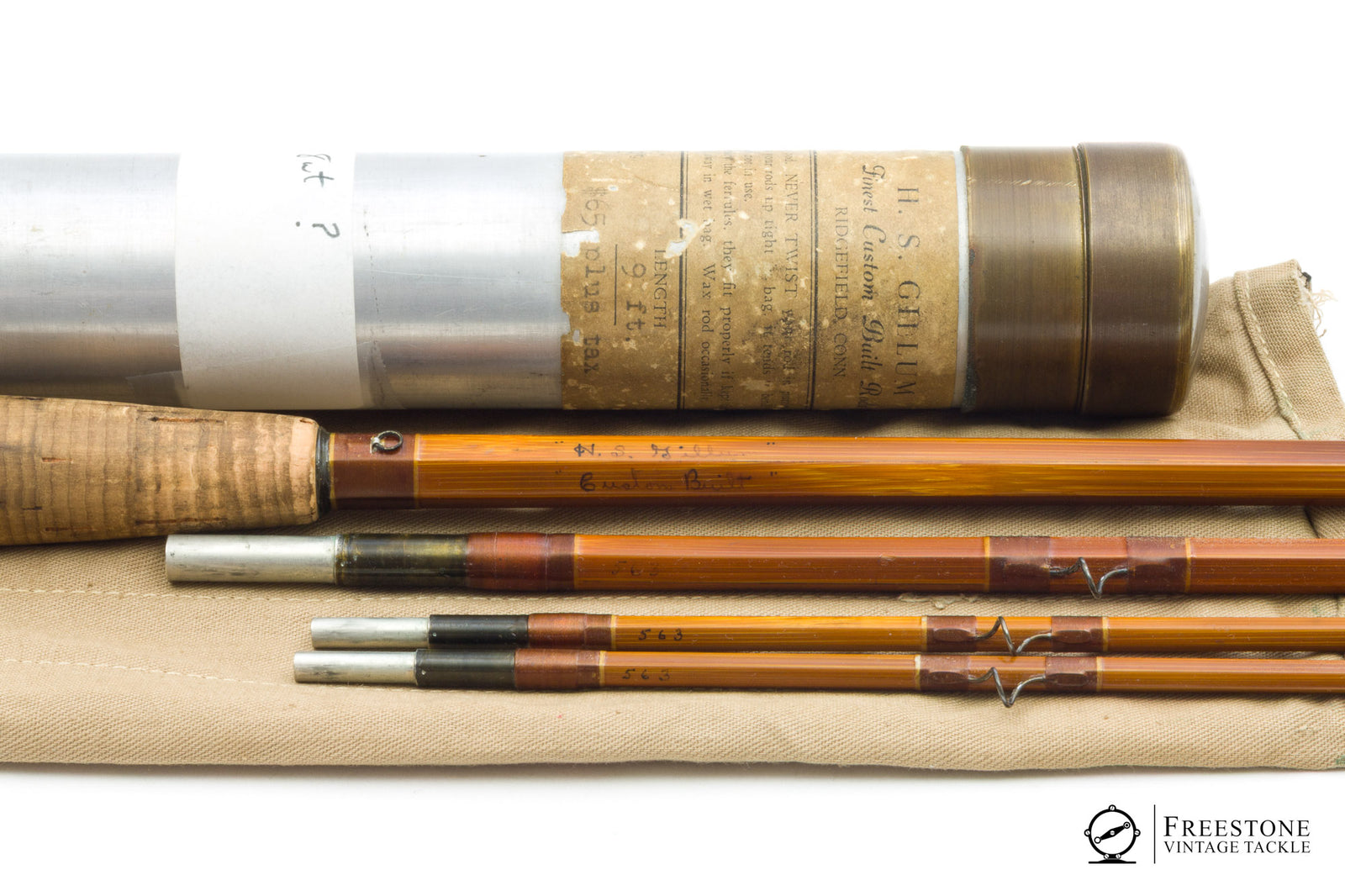 Gillum, H.S. - 9' 3/2 6-7wt Bamboo Rod