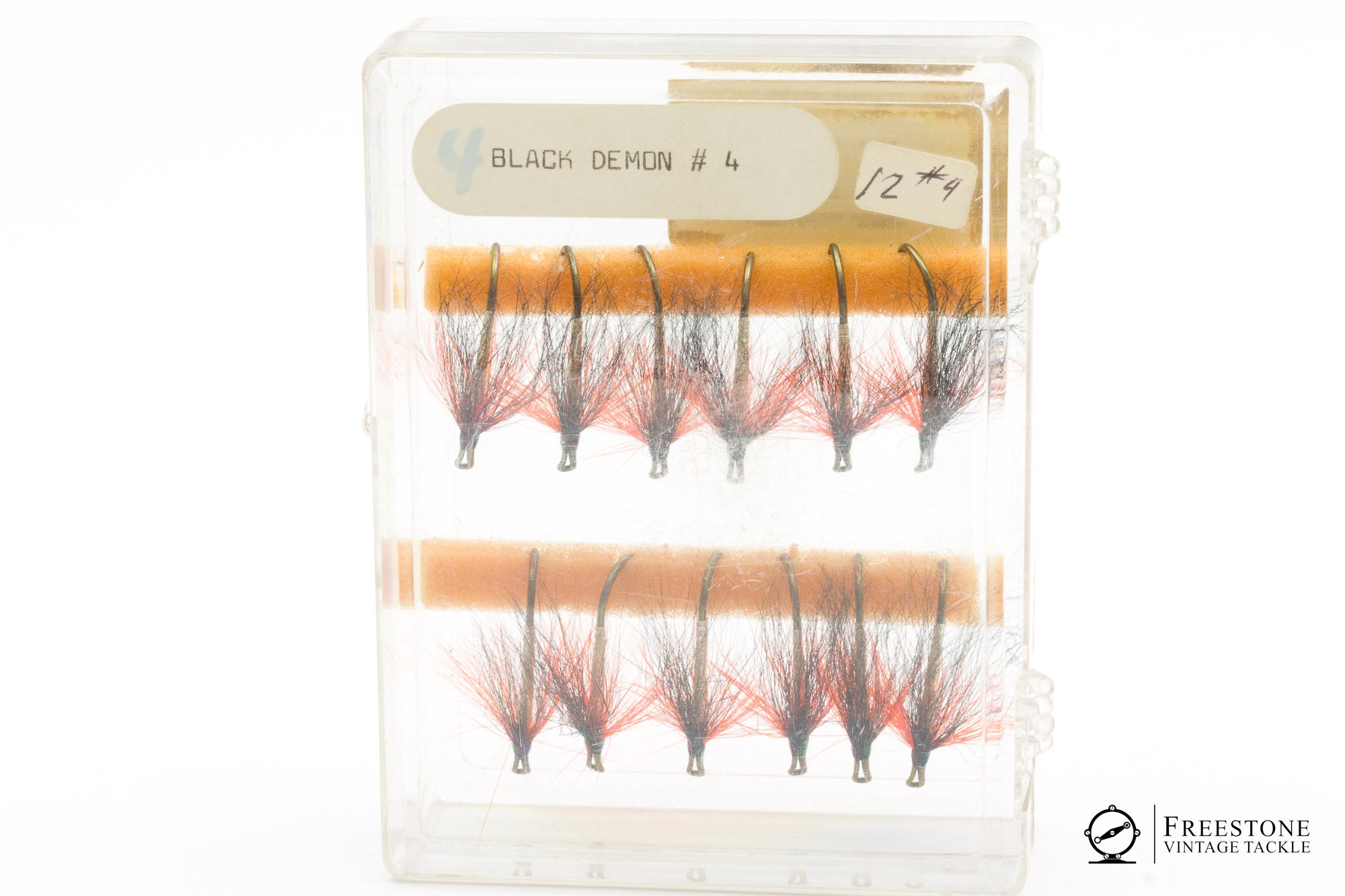 Haas, Ed - Black Demon #4 Steelhead Flies (1 Doz)