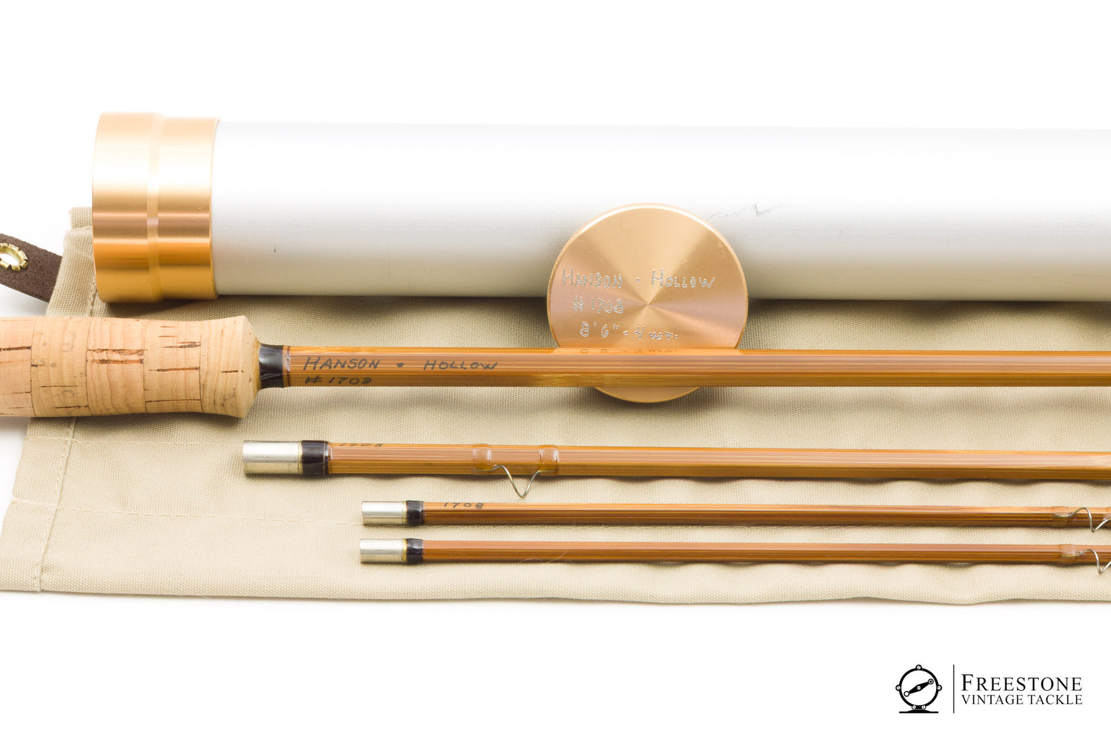 Hanson, Leon - 8'6" 3/2 4wt Hollow Built Bamboo Rod