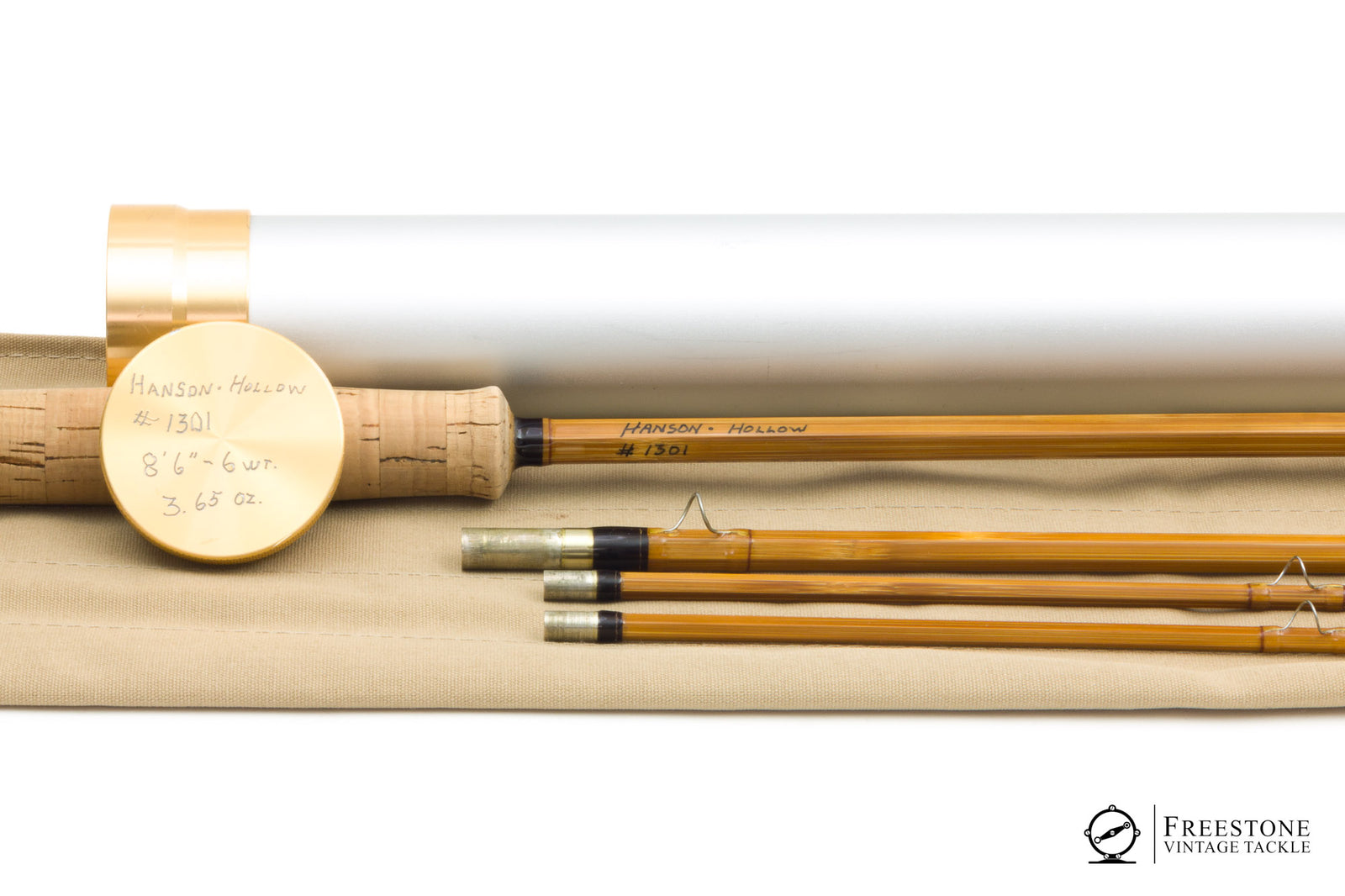 Hanson, Leon - 8'6" 3/2 6wt Hollowbuilt Bamboo Rod