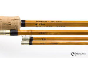 Hanson, Leon - 8'6" 3/2 6wt Hollowbuilt Bamboo Rod