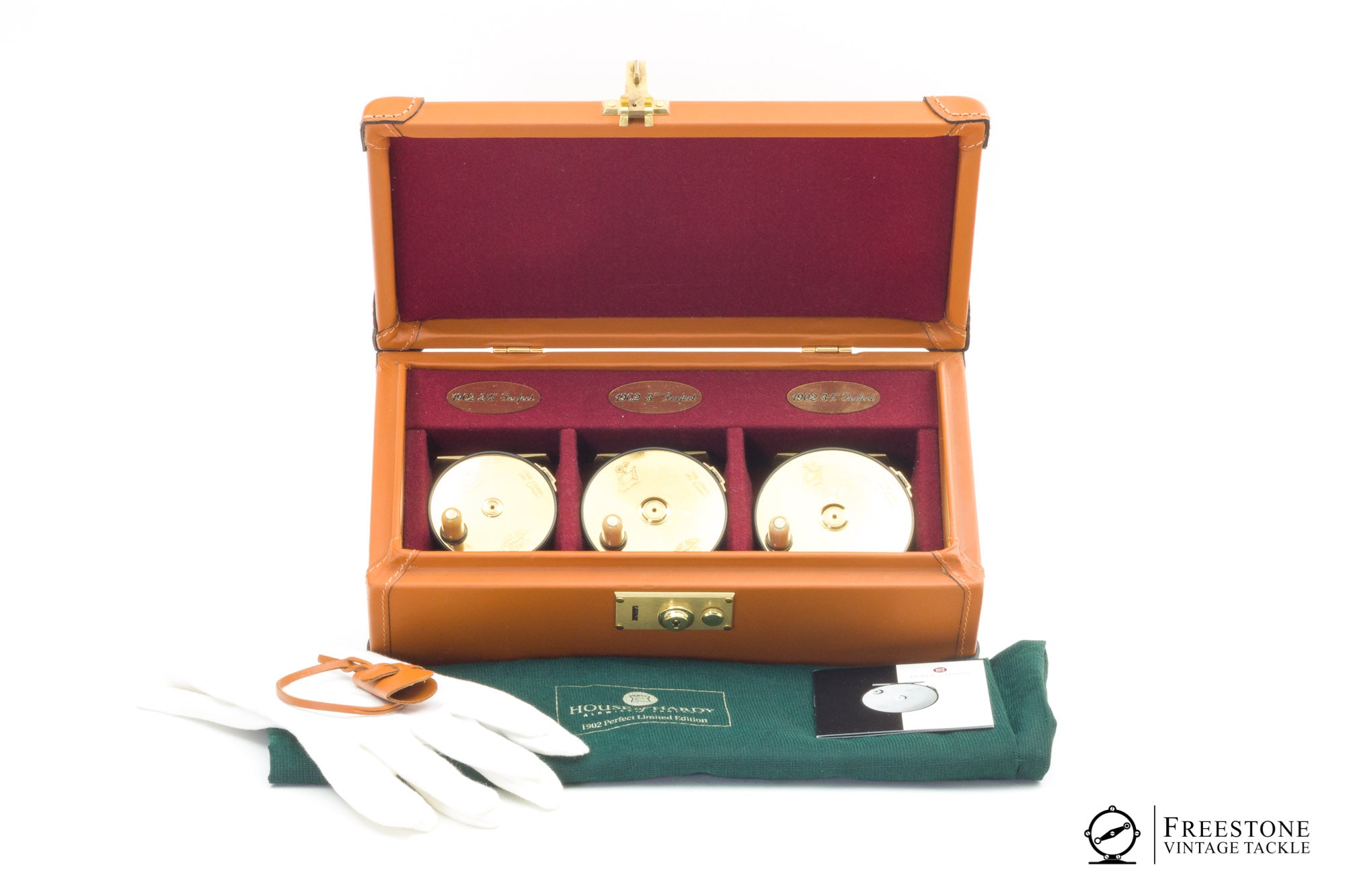 Hardy - 1902 Wide Spool Perfect Limited Edition - Brass Faced 3