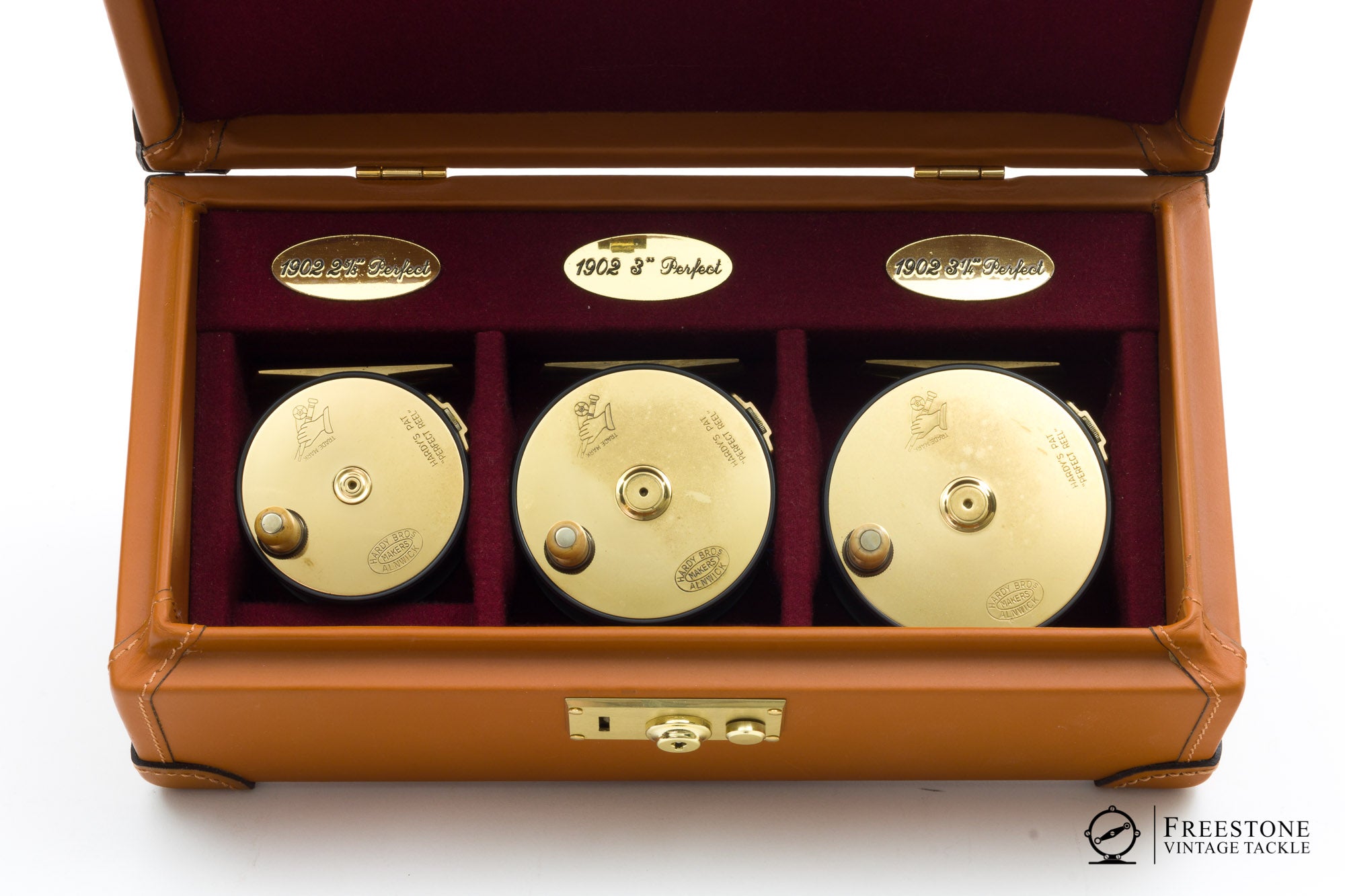 Hardy - 1902 Wide Spool Perfect Limited Edition - Brass Faced 3