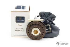 日本に Box w/ Reel Fly 2/3/4 JLH Golden - Hardy - Vintage Freestone ロッド