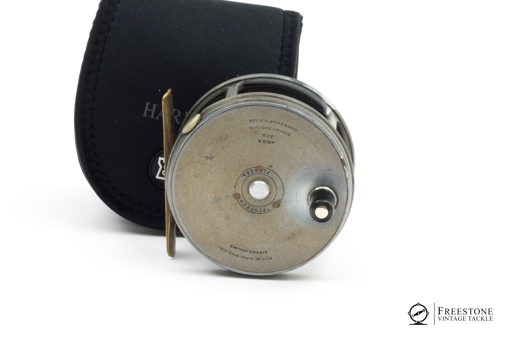 Hardy - Perfect 3 3/4" Fly Reel - Pre-war - Freestone Vintage Tackle Hardy - Perfect 3 3/4" Fly Reel - Pre-war - Freestone Vintage Tackle