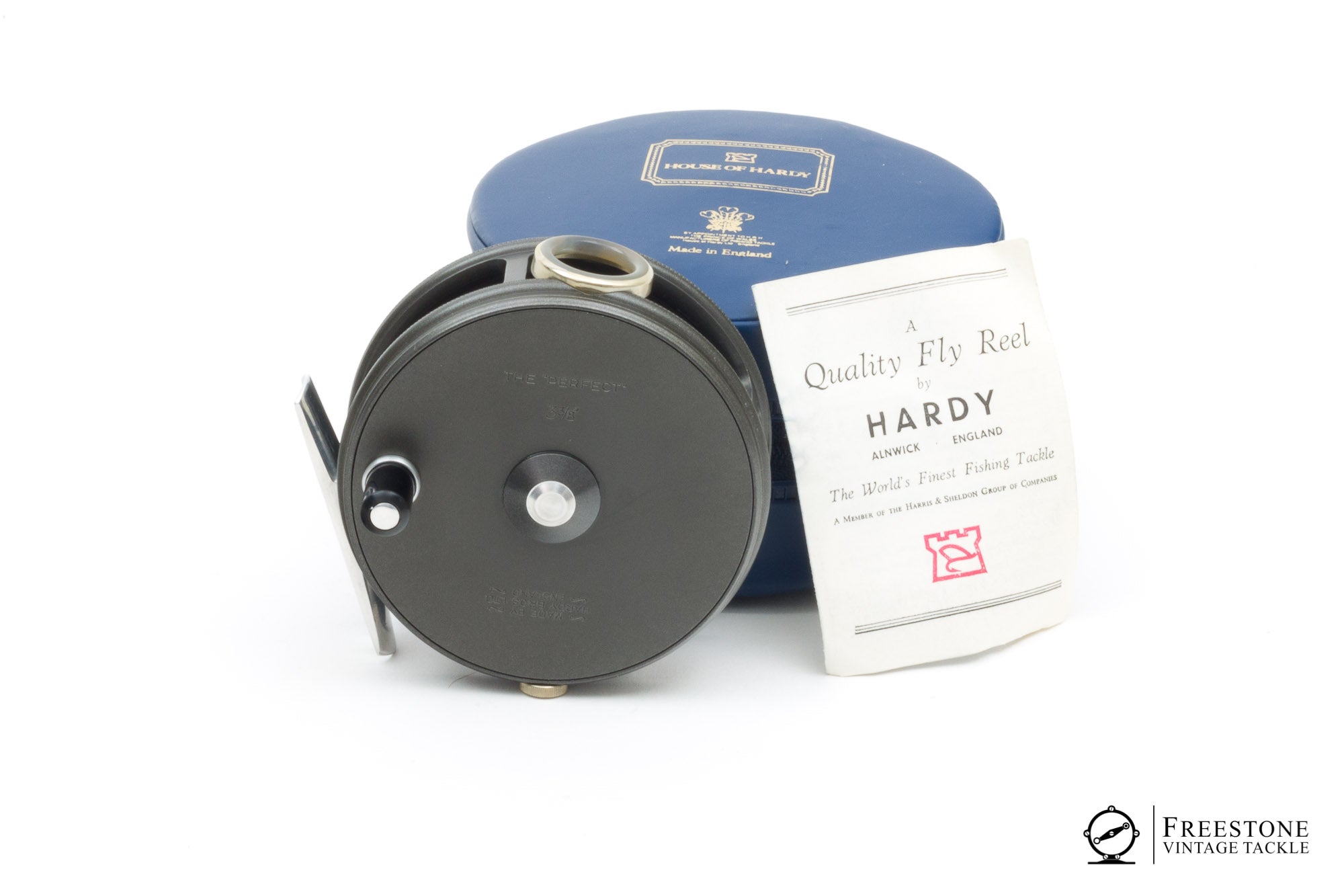 Hardy - Perfect 3 3/8" Fly Reel - 1980's - Freestone Vintage Tackle Hardy - Perfect 3 3/8" Fly Reel - 1980's - Freestone Vintage Tackle