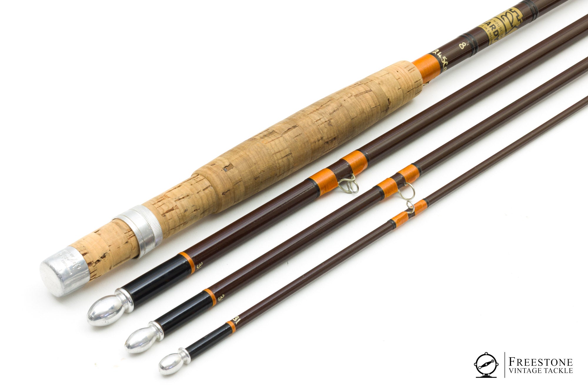 Rod Harty Hardy - Smuggler 8' 4pc 6wt Fiberglass Rod - Freestone Vintage Tackle