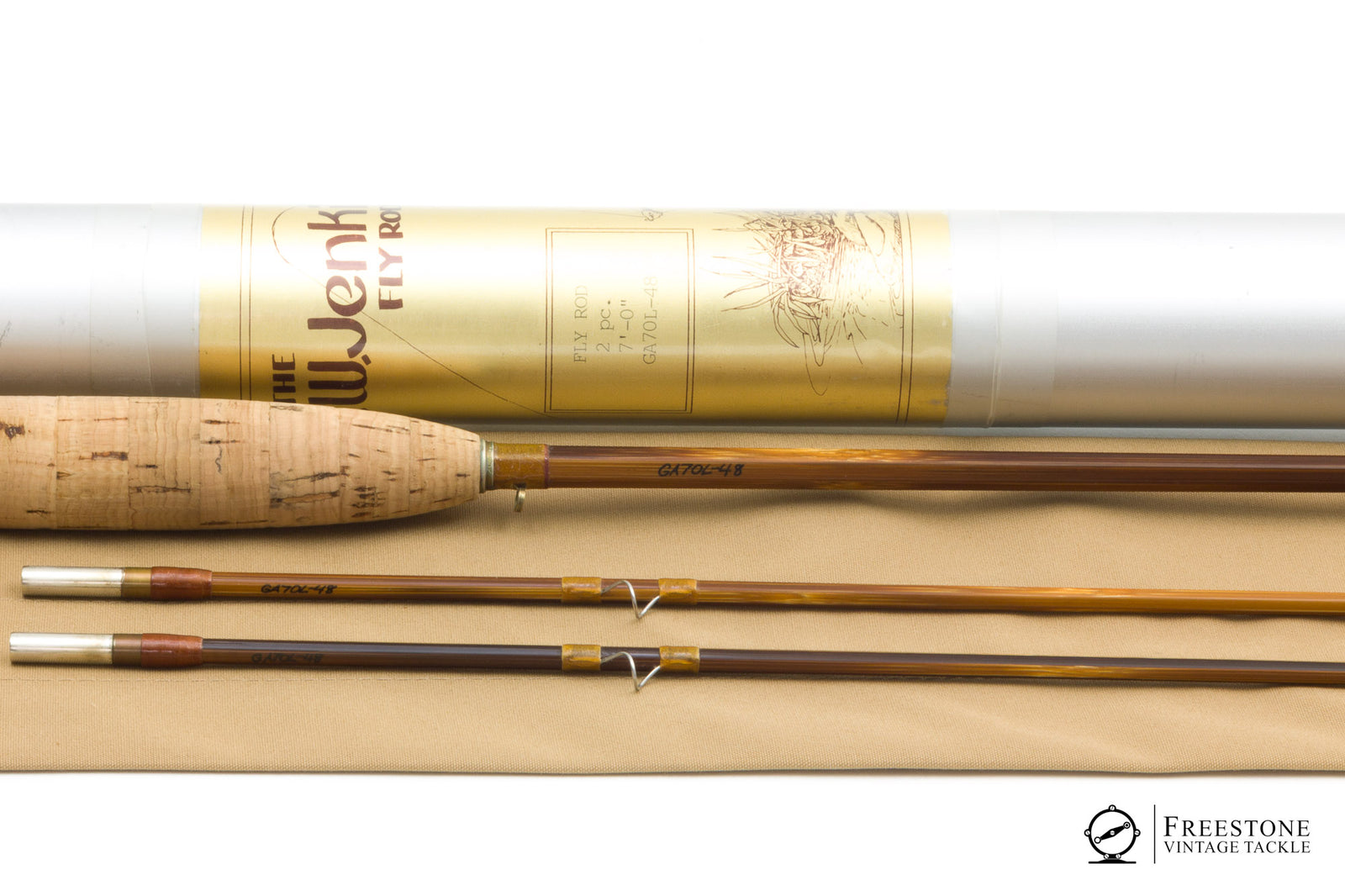 Jenkins, C.W. - Model GA70L, 7' 2/2 4wt Bamboo Rod